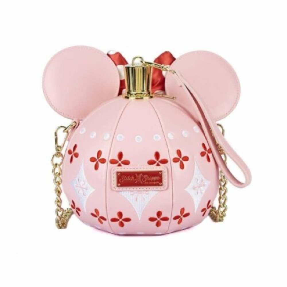 LOUNGEFLY
STITCH SHOPPE MINNIE MOUSE ORNAMENT CROSSBODY BAG